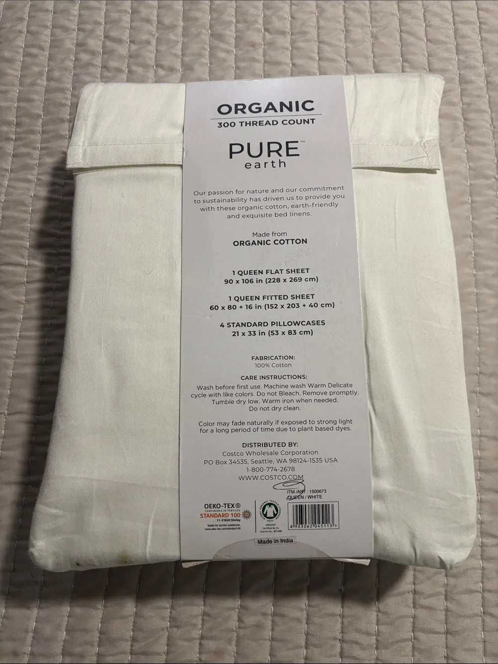 N/A organic cotton